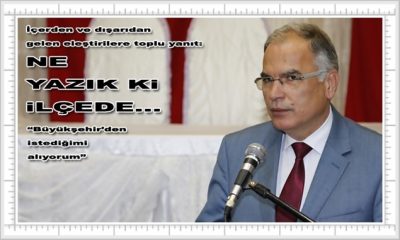 Başkan Bakıcı’dan eleştirilere toplu yanıt: Ne yazık ki ilçede…