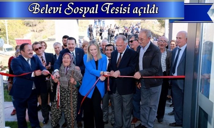 Belevi Sosyal Tesisi açıldı