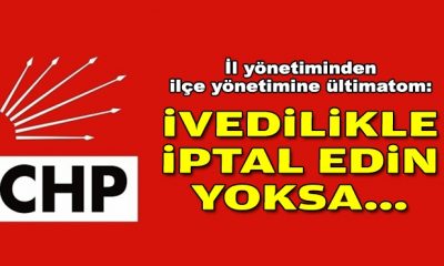 CHP Selçuk’ta kriz… İl yönetiminden ilçe örgütüne ültimatom: İvedilikle iptal edin yoksa…
