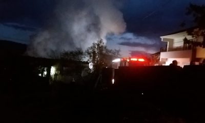 Gökçealanda alevler yükseldi