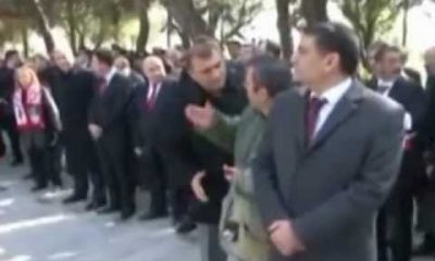 İzmir Kadifekale Şehitliğinde Protesto