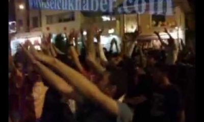 İzmir Selçuk’ta Galatasaray Şampiyonluğunu Kutlamaya Devam Ediyor