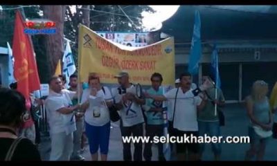 İzmirli Sanatçılardan Efes’te Protesto