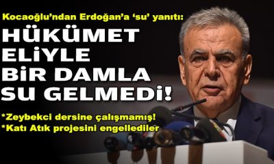 Kocaoğlu: Hükümet eliyle bir damla su gelmedi!