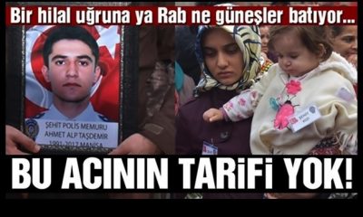 Şehit Polis Ahmet Alp Taşdemir son yolculuğuna uğurlandı