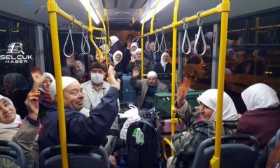 Selçuk’tan 55 kişi Dualarla Umreye Uğurlandı