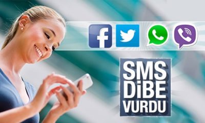 SMS kullanımı dibe vurdu