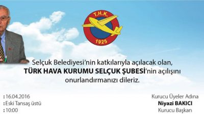THK Selçuk Şubesi yeniden açılıyor