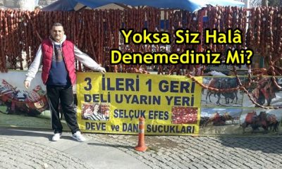 Uyar Küçük’ün Deve Sucukları Selçuk Meydanında Yine İlgi Odağı
