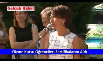 Yüzme Kursu Öğrencileri Sertifikalarını Aldı