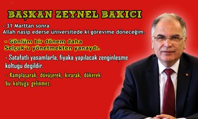 Bakıcı: Belediye Başkanlığı meslek değildir (Video Haber)